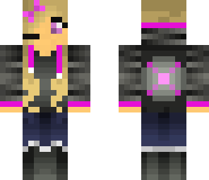pink gamer girl with bow