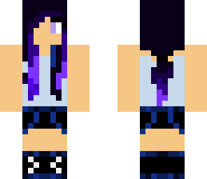 blue and purple