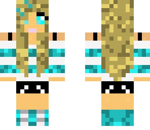blue party girl