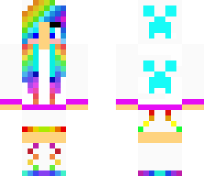 rainbow girl