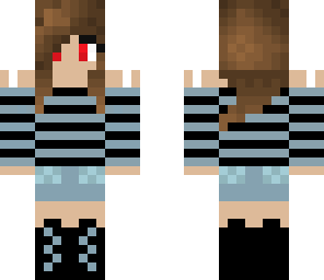 striped girl