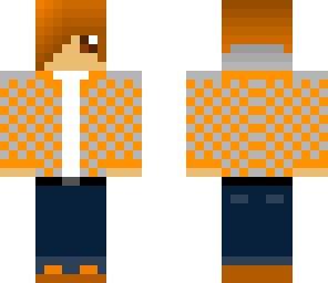 guy in orange plaid