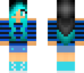 blue hair