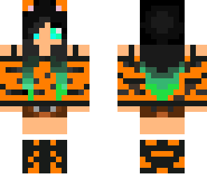 black tiger girl