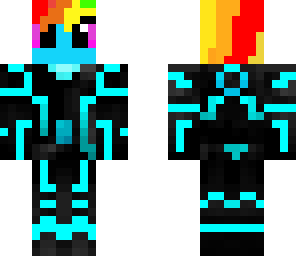 re make of tron rainbow dash