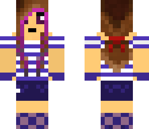 a girl with headphones