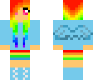 rainbow dash girl