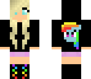 rainbow dash girl