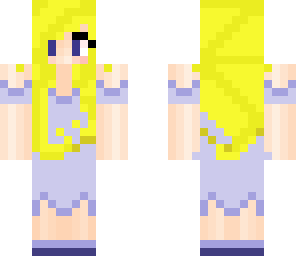 purple dress girl