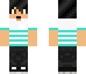 emo guy blue t-shirt