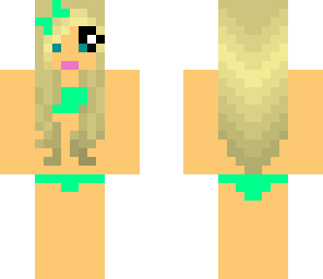 derpy clueless bikini girl with smaller butt lol