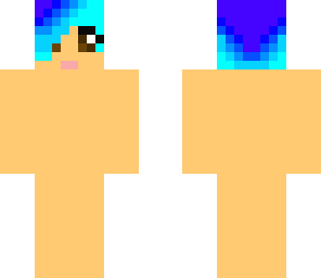 blue-cyan pixie cut base