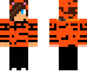 tiger boy dark orange