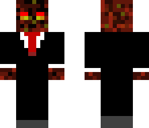 magma cube in a suit