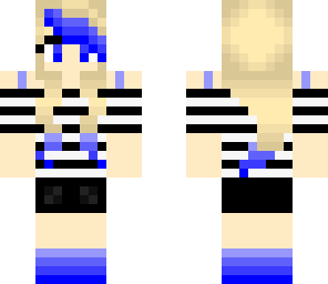 blue girl