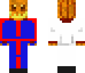 pumpkin in red and blue