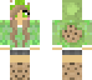 green cookie monster girl