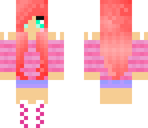 cute candy stripe girl
