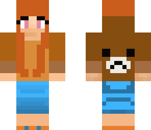 bear girl hoodie