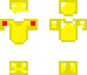 gold herobrine armour