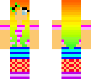 rainbow girl