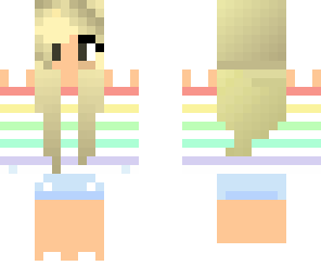 super cute rainbow girl