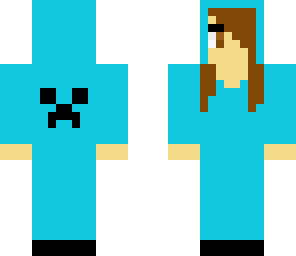 fixed teal creeper hoodie backwards