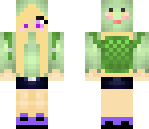 blonde turtle girl edit