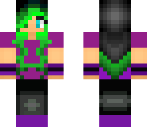 green haired punk girl