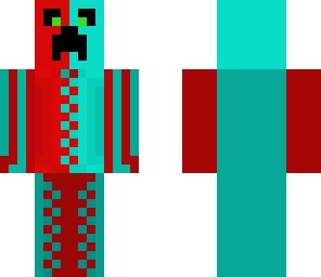 blue and red creeper