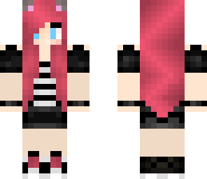 pink hair girl