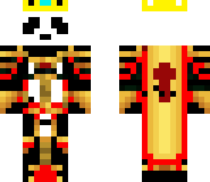 panda king copied with crown