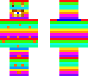 rainbow cookie monster