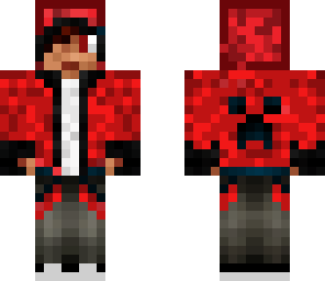 red creeper hoodie