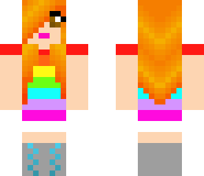 rainbow girl