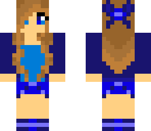 blue girl