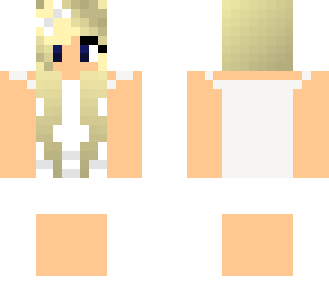 girl in a white dress