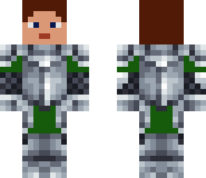green medieval knight