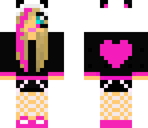 edited cute panda girl