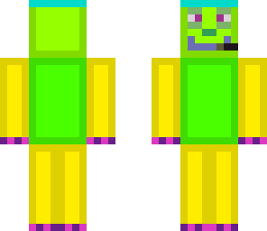 backwards green guy