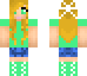 light green girl