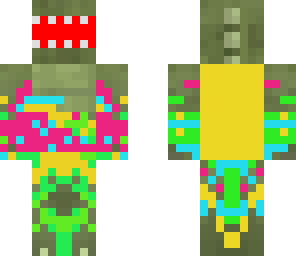 multicolored dinosaur