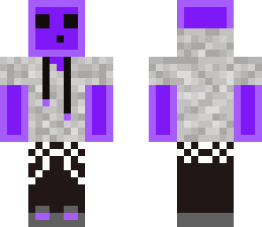 purple slime with hoodie