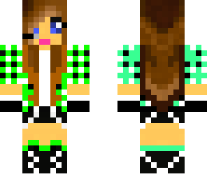 green gamer girl