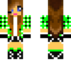 new green gamer girl