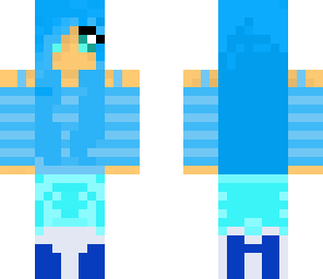 blue girl