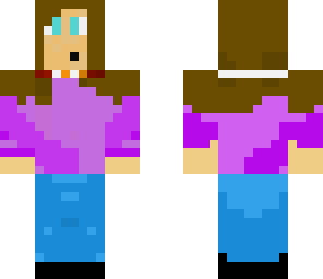 cartoon girl skin