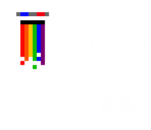3-d rainbow puke