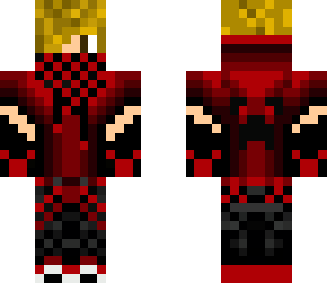 blonde guy red
