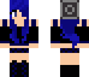 gamer girl blue